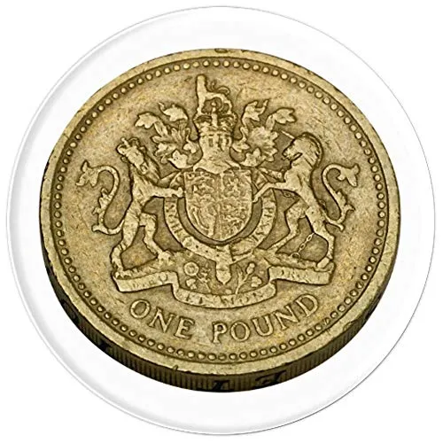 Amazon.com: One British Pound Coin - PopSockets Grip and Stand for Phones and Tablets: Cell Phones & Accessories