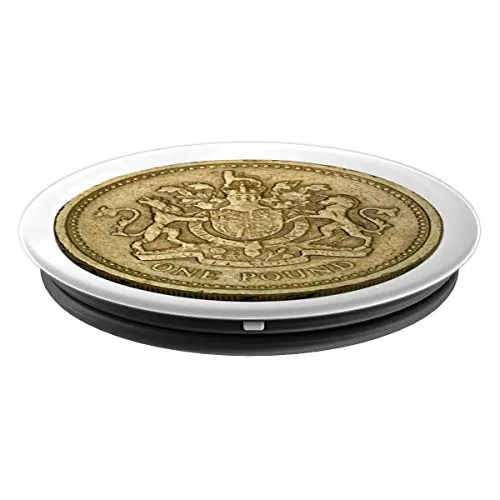 Amazon.com: One British Pound Coin - PopSockets Grip and Stand for Phones and Tablets: Cell Phones & Accessories