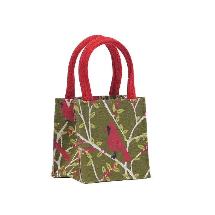 Cardinal Itsy Bitsy Reusable Gift Bag Tote, Small