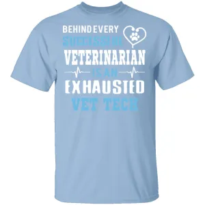 Exhausted Vet Tech T-Shirt