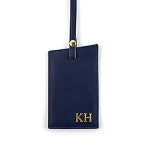 FAUX LEATHER LUGGAGE TAG