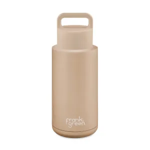 Frank Green Ceramic 34oz Grip Lid Bottle - Soft Stone