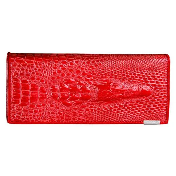 Genuine Leather 3D Embossing Alligator Ladies Crocodile Long Clutch Wallets Women Wallet Female Coin Purses Holders Brand