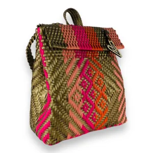 Maria Victoria | Mirage BK | Upcycled, Handwoven, Multicolor Backpack