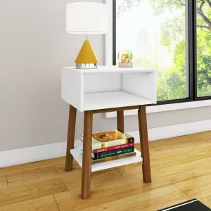 Mid-Century Modern Cubby Nightstand