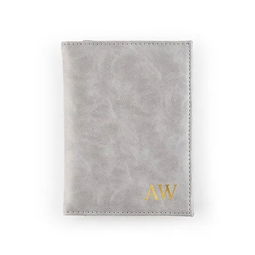 PERSONALIZED PASSPORT COVER - FAUX LEATHER