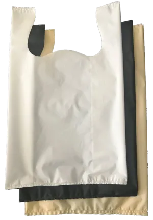 Silent Props Plastic Convenience Store Bag (White, Black Beige)