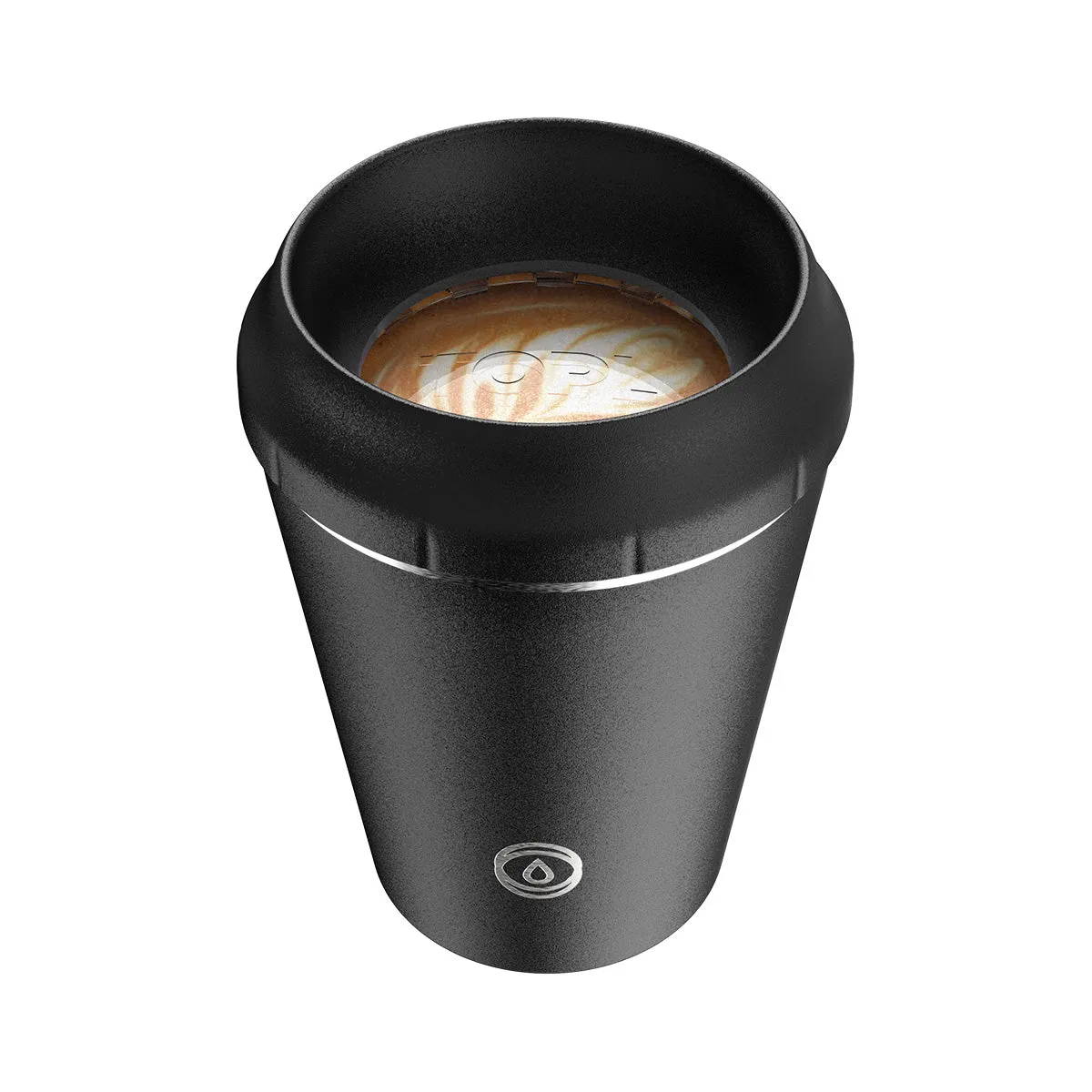 TOPL Flow360° / Stroll Reusable Cup - Charcoal (8oz)